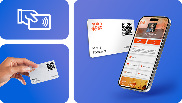 Carte NFC et profil digital